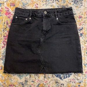ASOS Black Denim Skirt